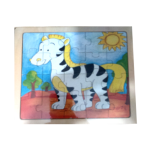 Marlin Kids 20 Piece Wooden Tray Puzzle (Zebra)  Marlin Kids 20 Piece Wooden Tray Puzzle (Zebra)
